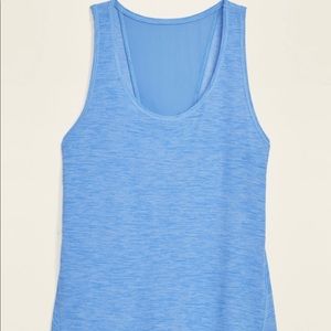 Maternity breath on workout tank with mesh back